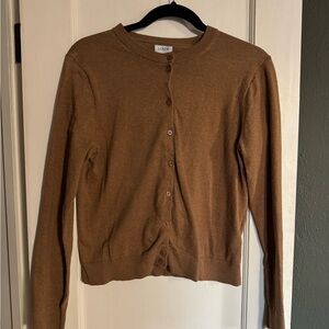 J. Crew Women’s Brown Button-Up Cardigan Sz. L